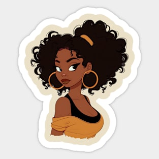 Black Girl, Black Women Sticker